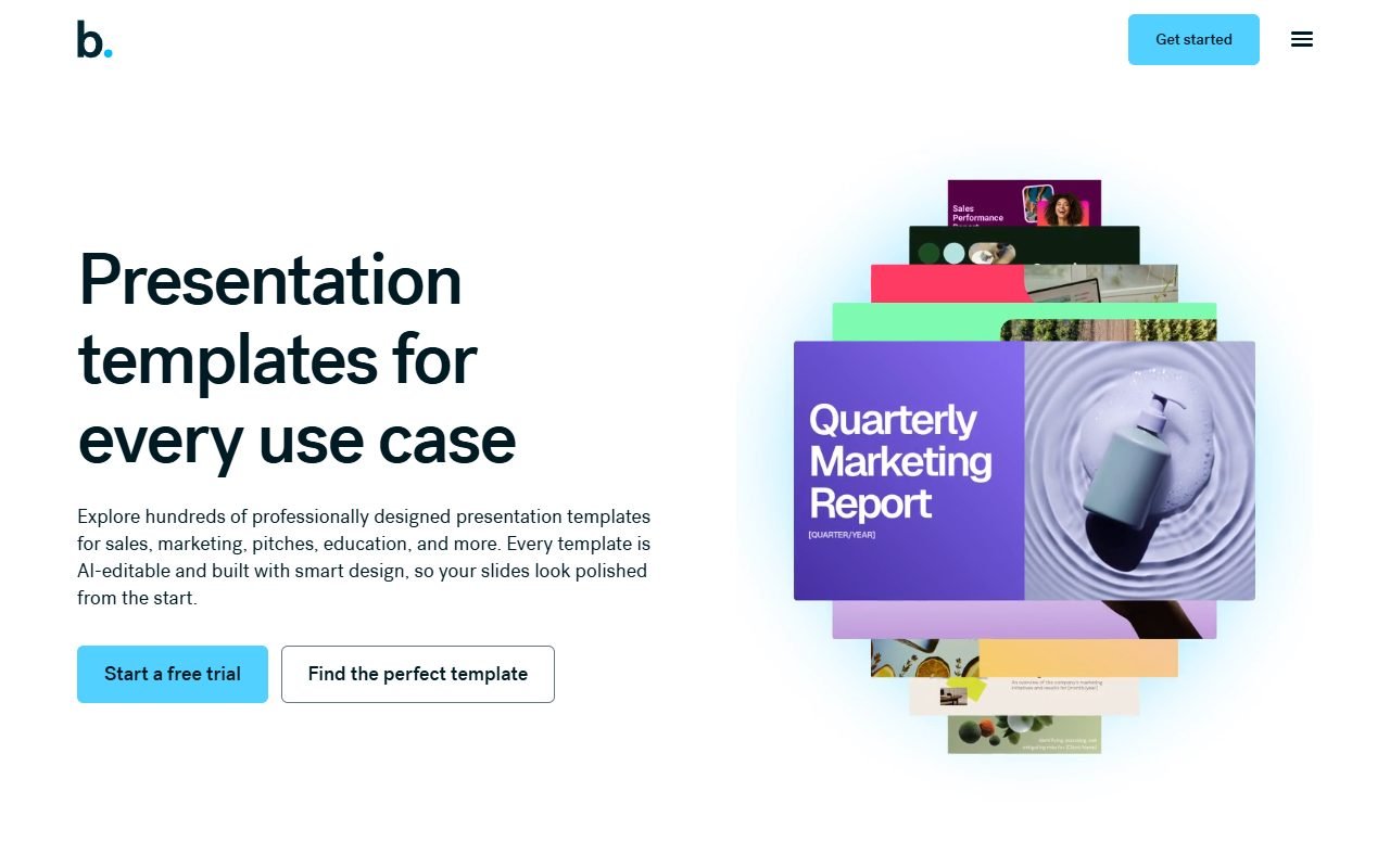 Beautiful.ai official website: product introduction and examples
