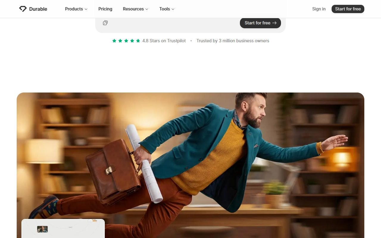 Durable official website: product introduction and examples