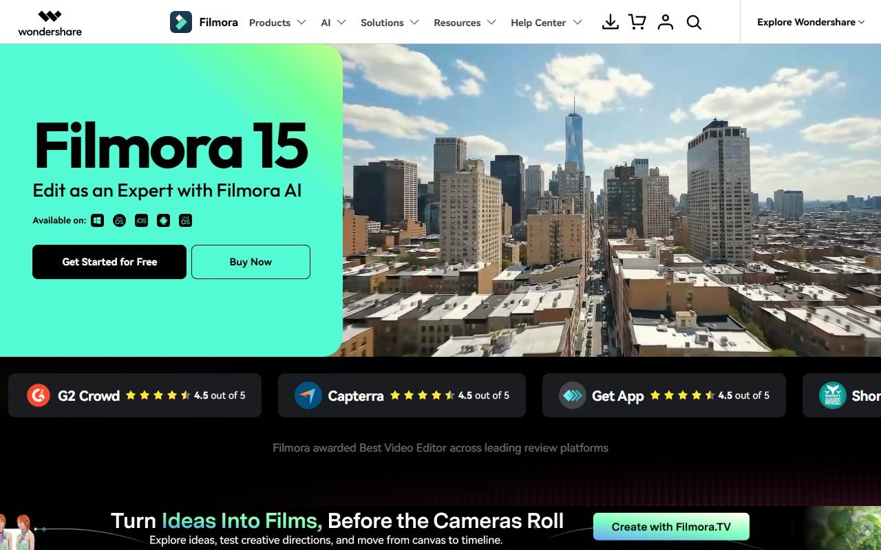Filmora official website: product introduction and examples