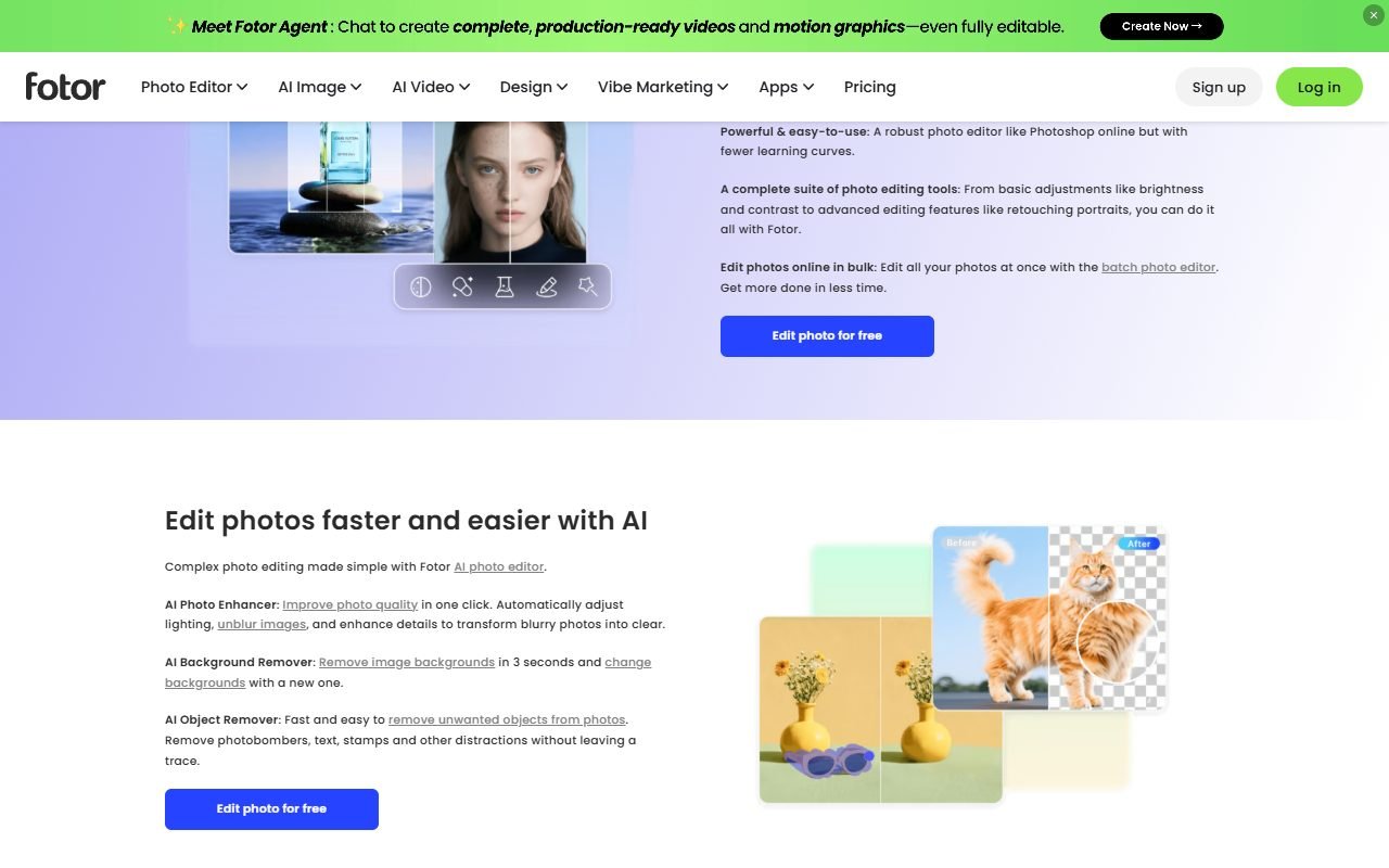 Fotor official website: product introduction and examples
