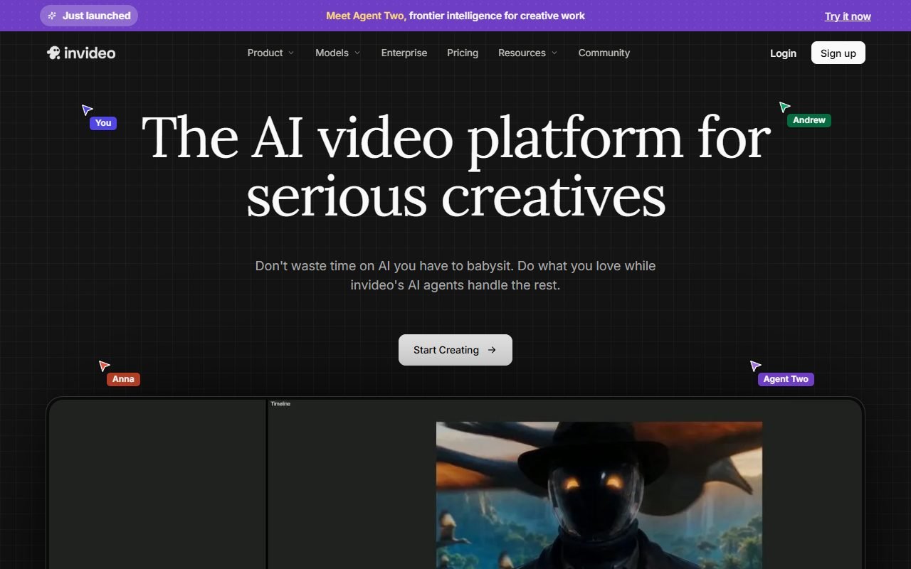 InVideo official website: product introduction and examples
