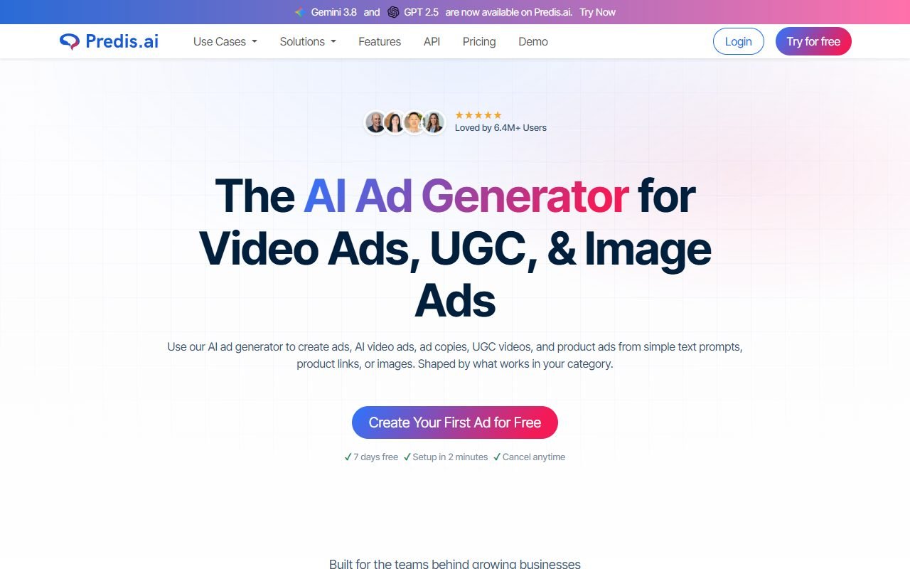 Predis.ai official website: product introduction and examples