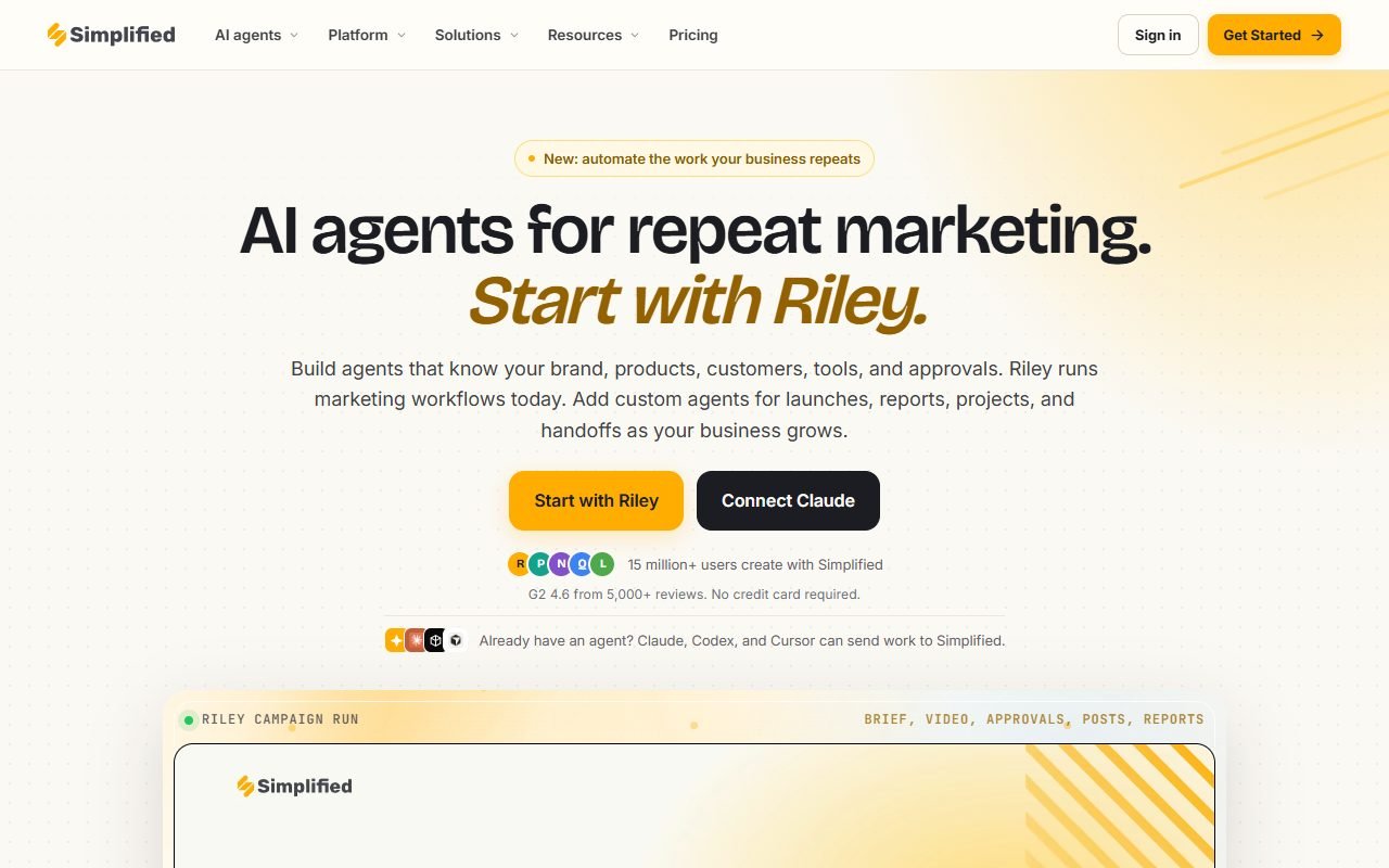 Simplified official website: product introduction and examples