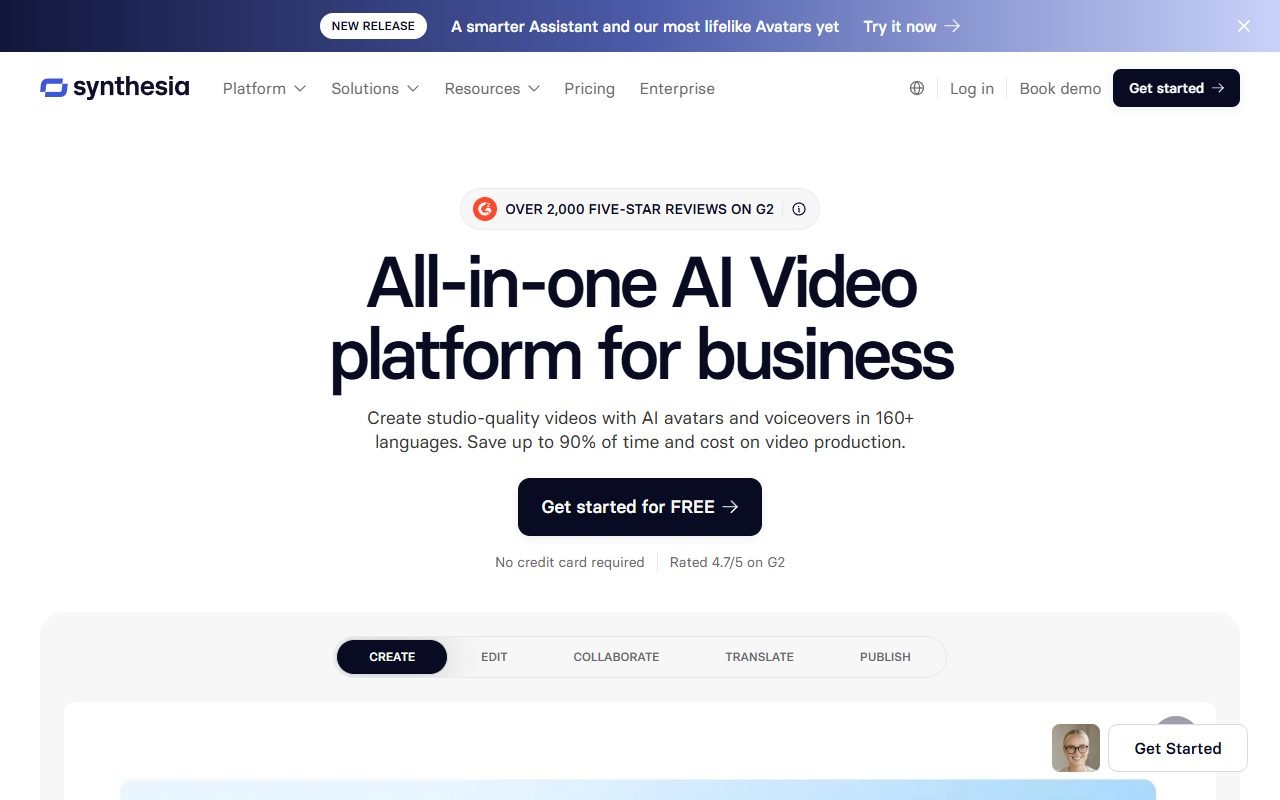 Synthesia official website: product introduction and examples
